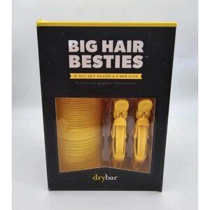 DryBar Big Hair Besties Kit, 16 Self Grip Rollers & 6 Hair Clips
